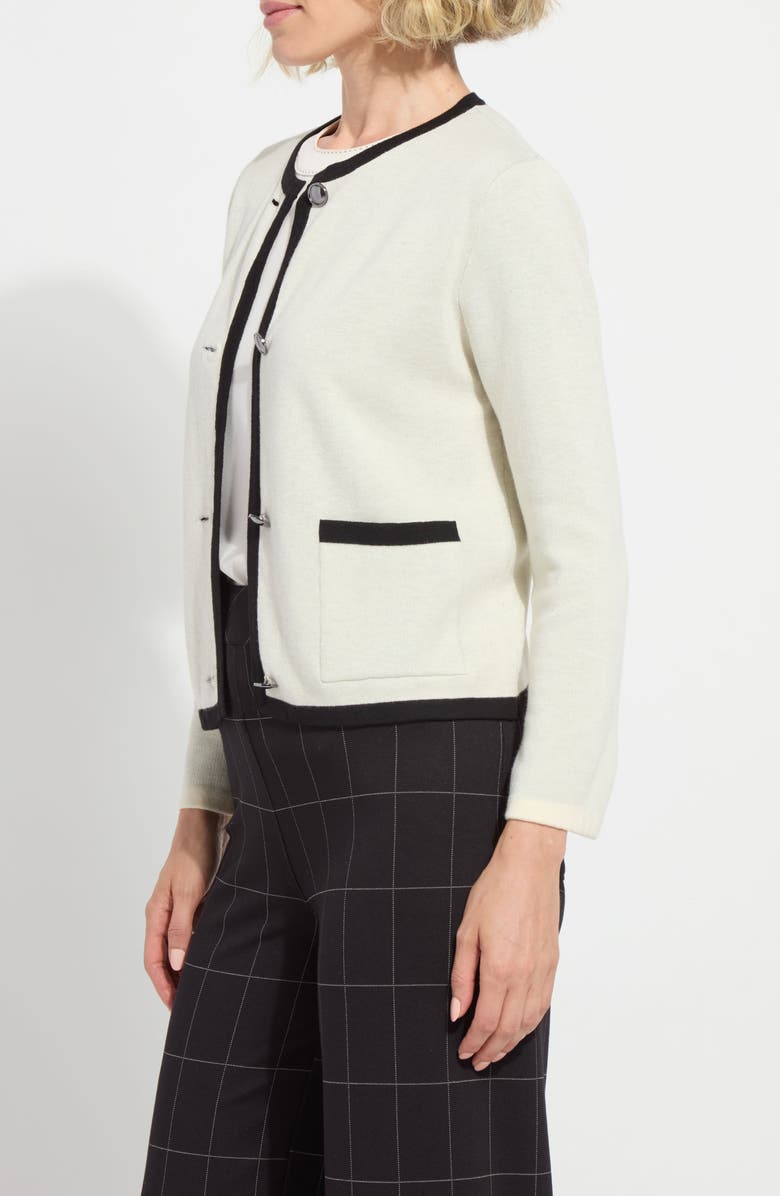 Lysse Amal Sweater Jacket, Alternate, color, Chalk