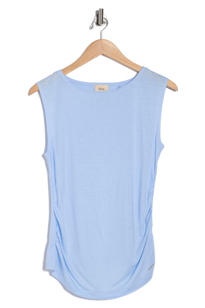 Side Ruched Tank, Alternate, color, LIGHT BLUE