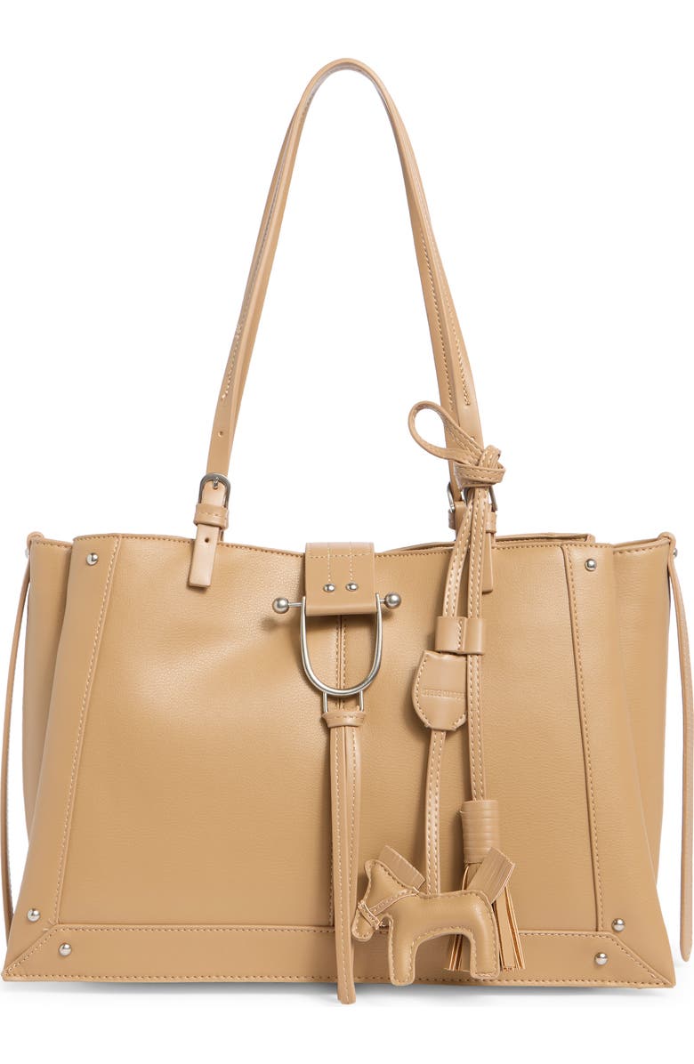 Steve Madden Selena Tote, Main, color, Latte