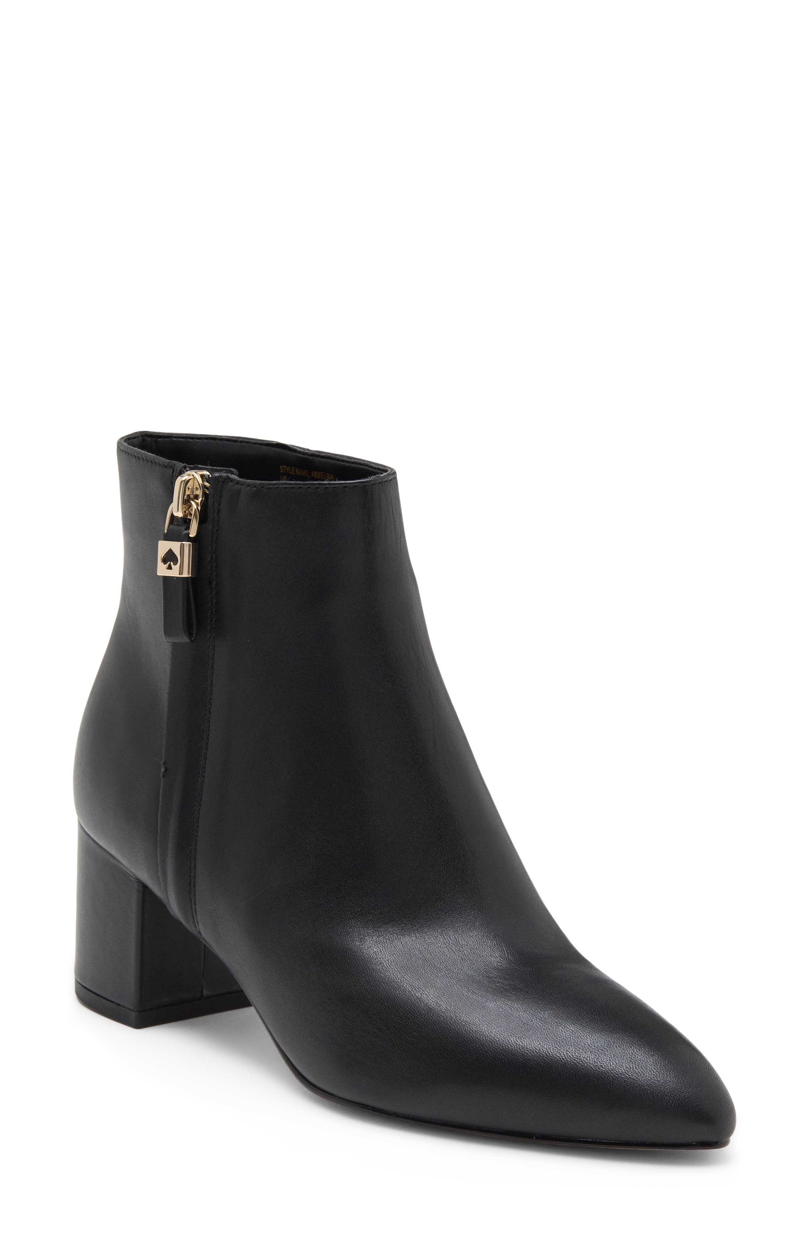 Abbelina Leather Ankle Bootie