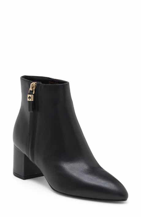 Abbelina Leather Ankle Bootie