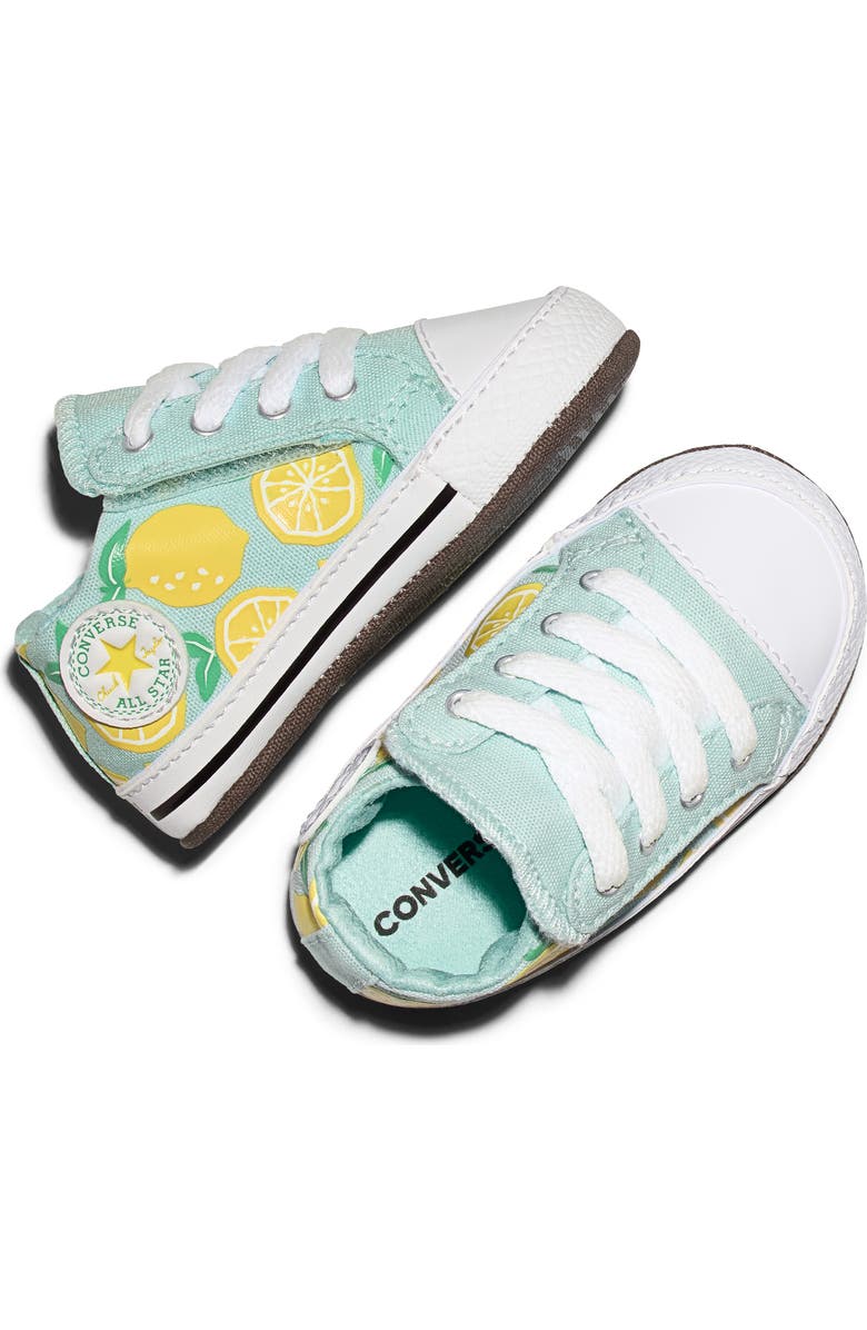 Converse Chuck Taylor<sup>®</sup> All Star<sup>®</sup> Cribster Crib Shoe, Alternate, color, Rained Out/ Dandy Lion/ White