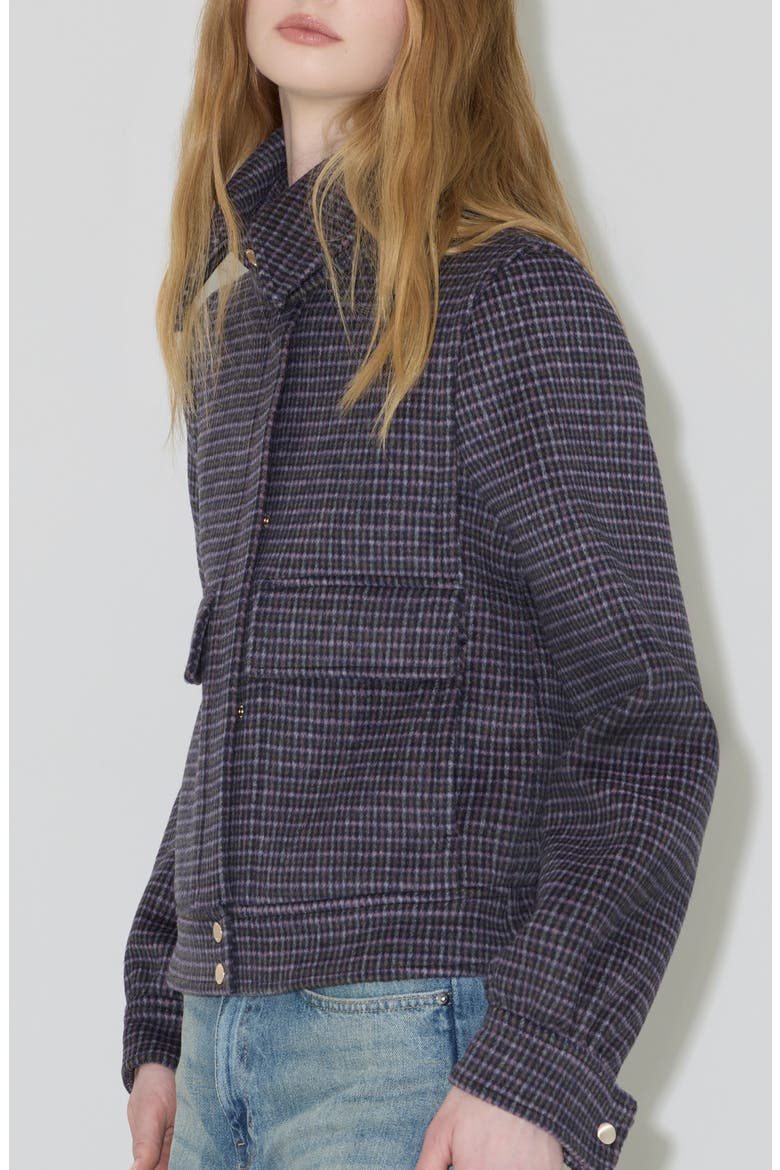 Gene Wool Blend Short Jacket, Alternate, color, ANTIQUE ROSE