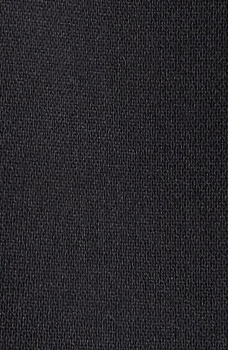 Topshop Mini Winged Pleated Shorts, Alternate, color, Black