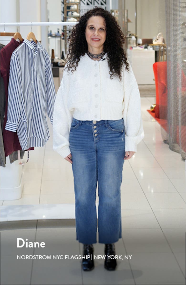 Salilah Chenille Bomber Cardigan, sales video thumbnail