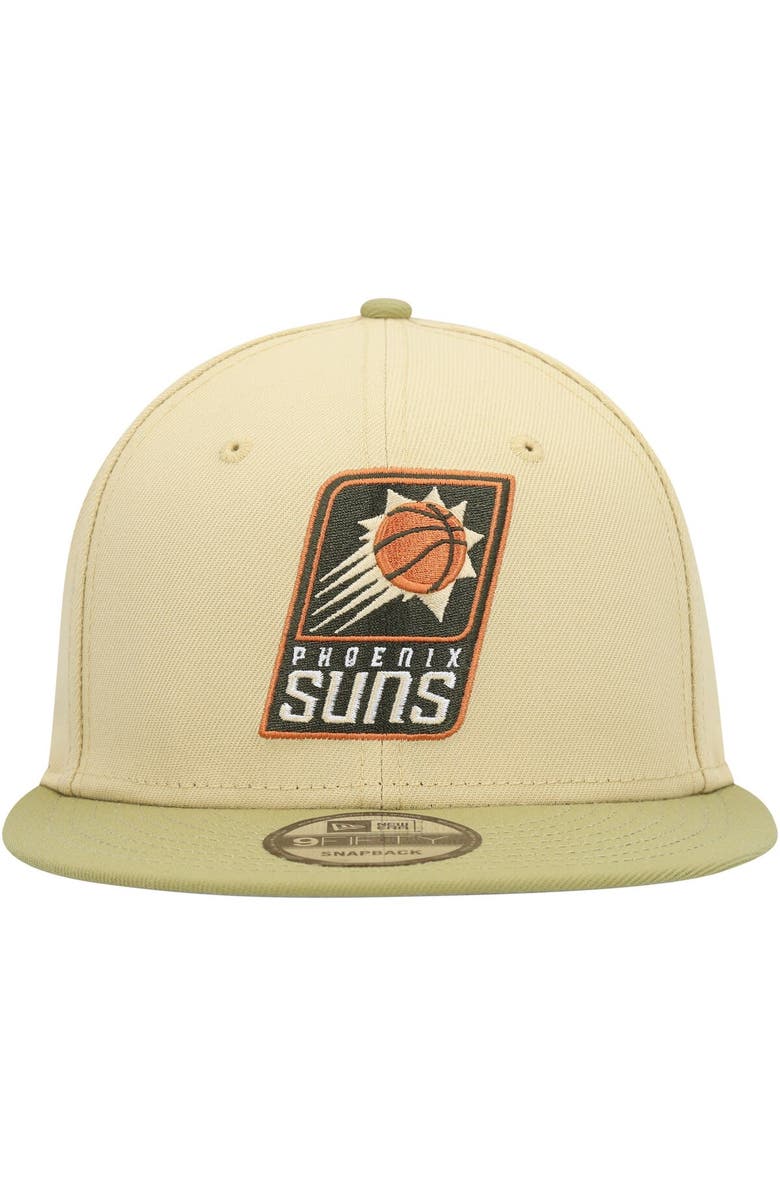 New Era Men's New Era Khaki/Tan Phoenix Suns Green Collection Repreve 9FIFTY Snapback Hat, Alternate, color, Khaki