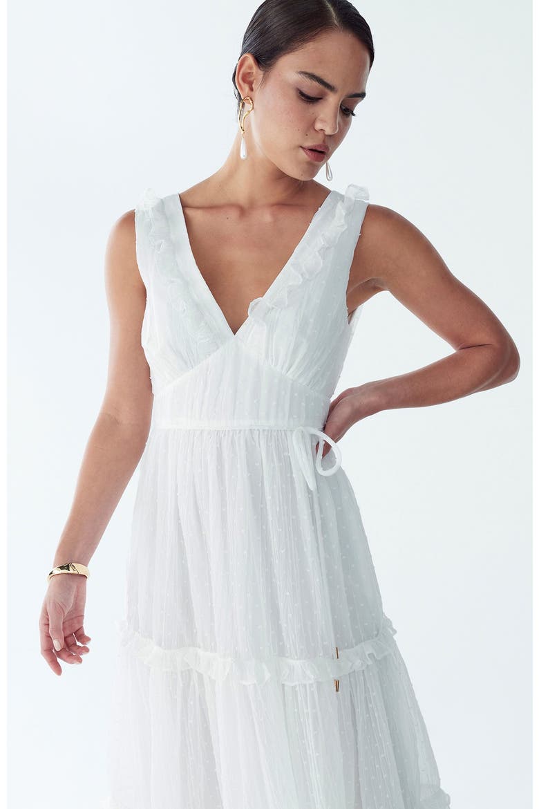 Denison Maxi Dress, Alternate, color, White