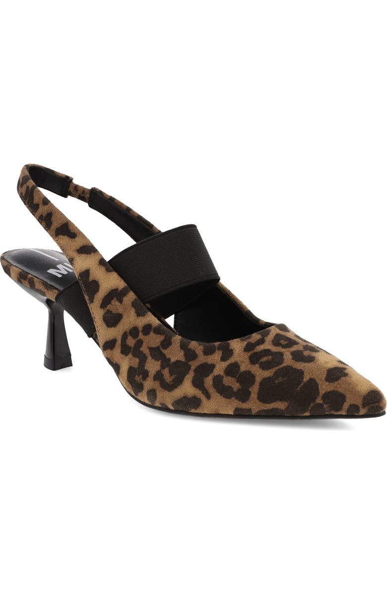 MIA Nicolette Slingback Pump, Main, color, Leopard Print