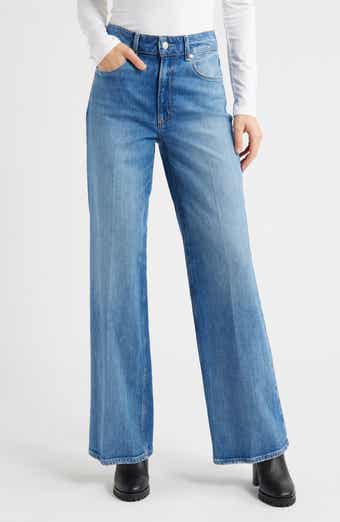 PAIGE Sasha High Waist Wide Leg Jeans