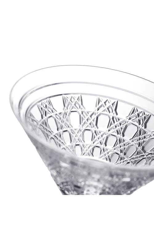 Waterford Opulence Set Of 2 Lead Crystal Martini Glasses In Transparent
