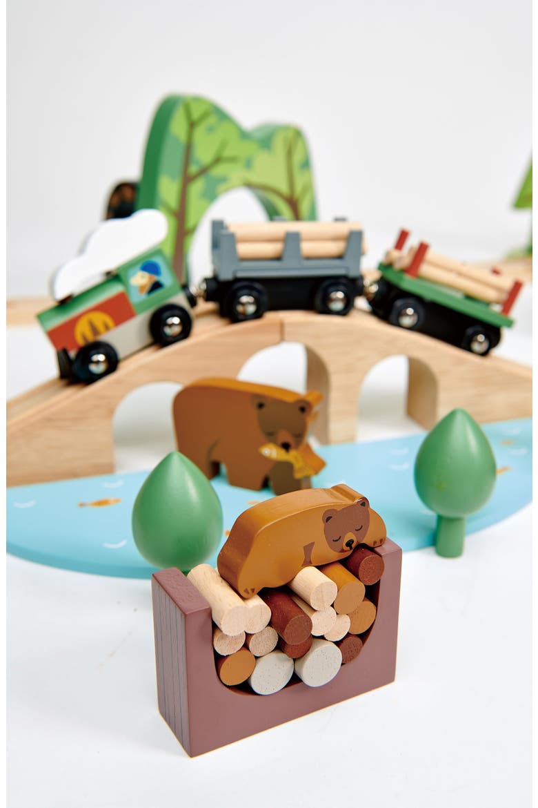 Wild Pines 30-Piece Train Set, Alternate, color, MULTI