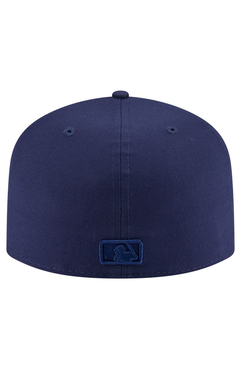 New Era Men's New Era Navy Los Angeles Dodgers Color Pack A-Frame 59FIFTY Fitted Hat, Alternate, color, 