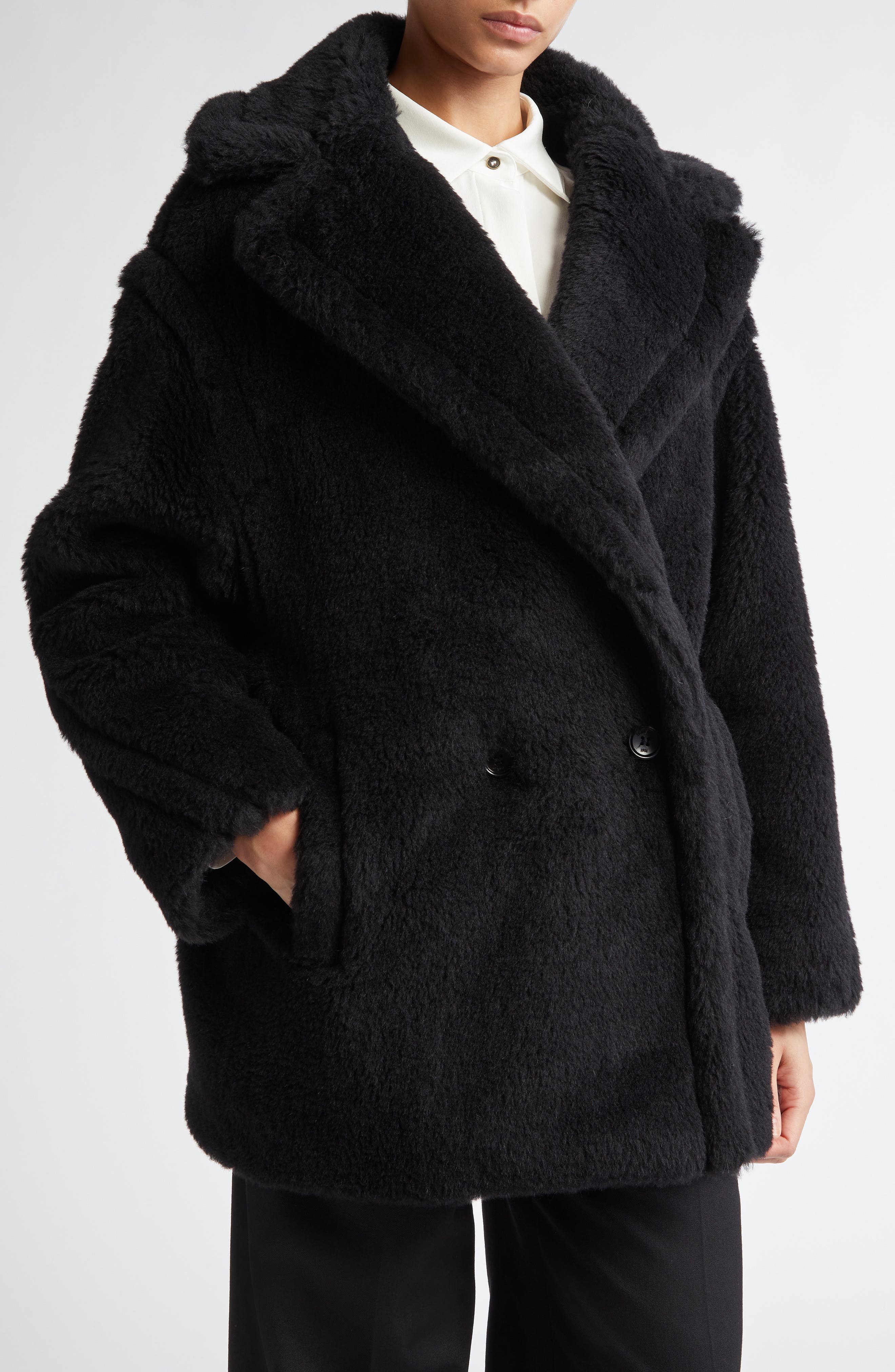 Max Mara Olga Short Virgin Wool & Cashmere Coat (Women) | Nordstrom