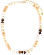 Panacea Mixed Stone Beaded Necklace
