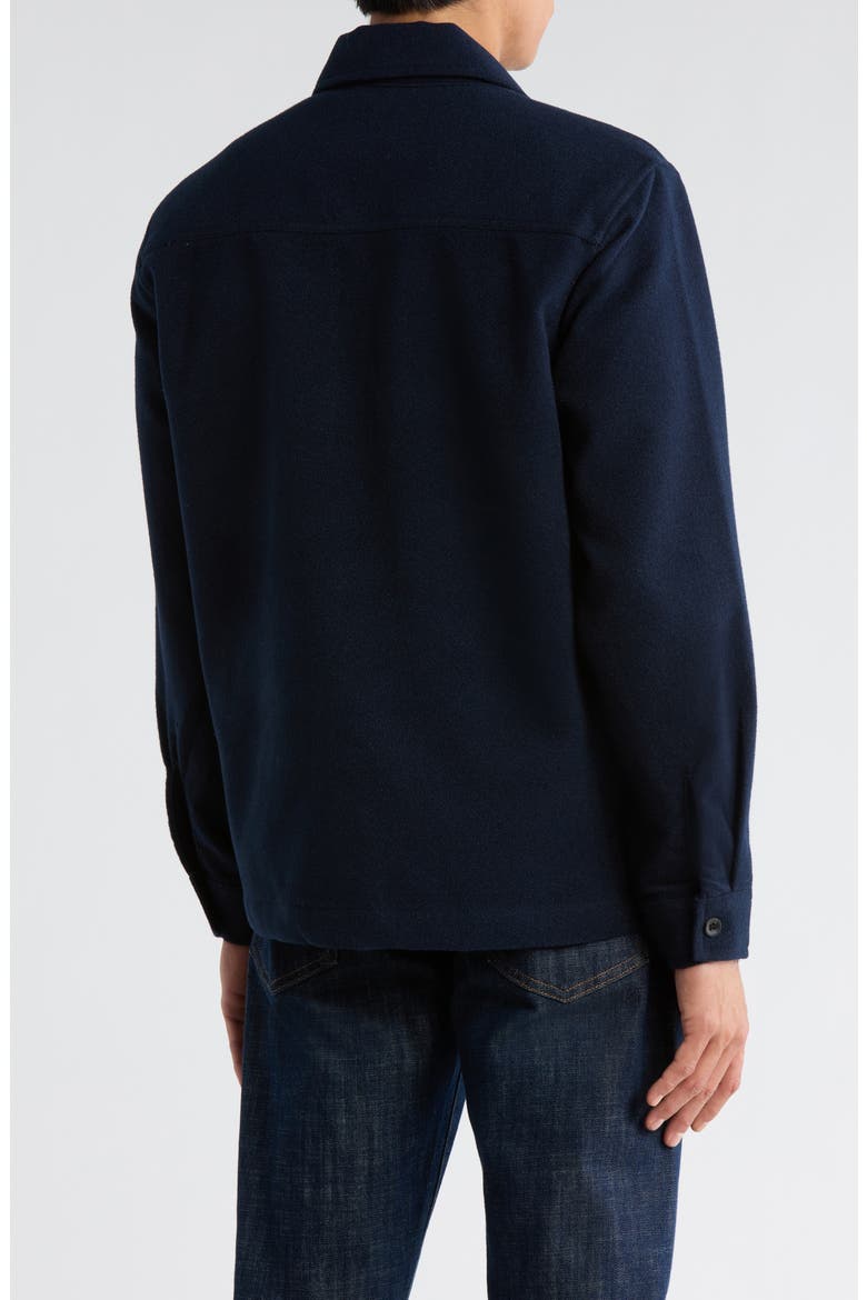 Flannel Shirt Jacket, Alternate, color, NAVY BLAZE