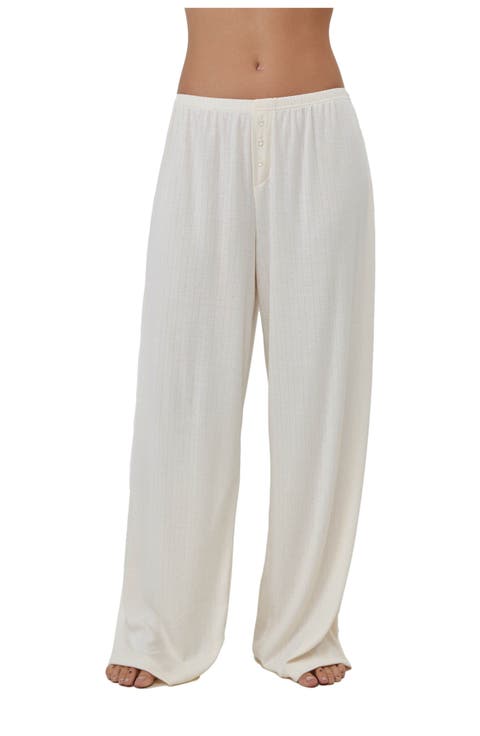 Daydream Pointelle Loungewear Boxer Bottoms