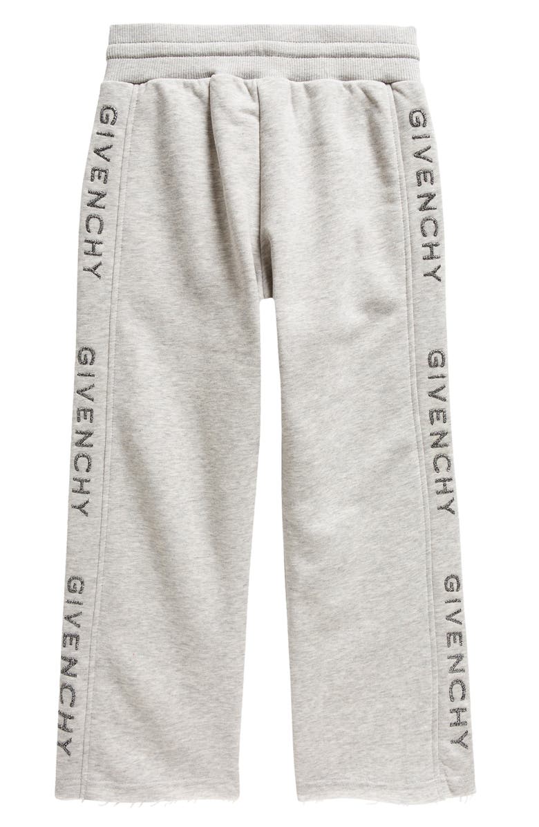 GIVENCHY KIDS Kids' Logo Tape Fleece Sweatpants, Alternate, color, 
