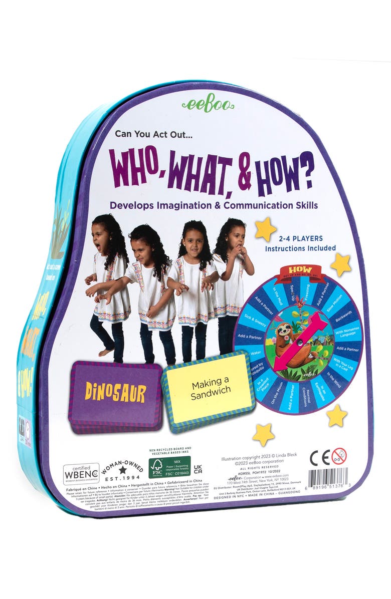 eeBoo Sloth In A Hurry Board Game, Alternate, color,