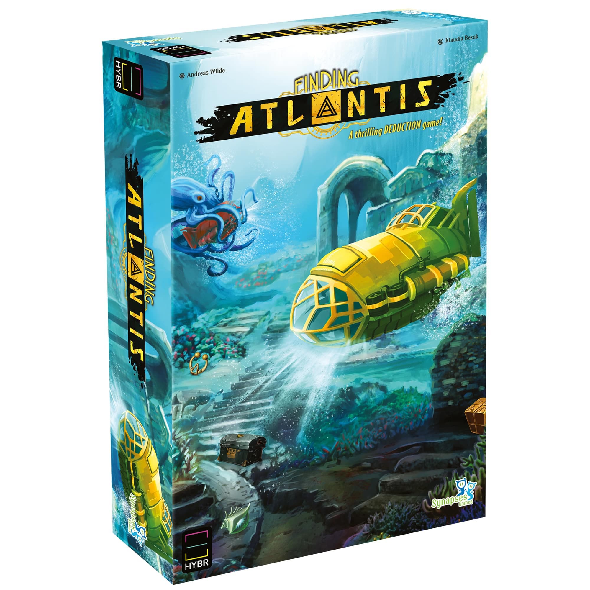 Synapses Games Finding Atlantis Exploration & Deduction Game, Race 14+ in Multicolored 