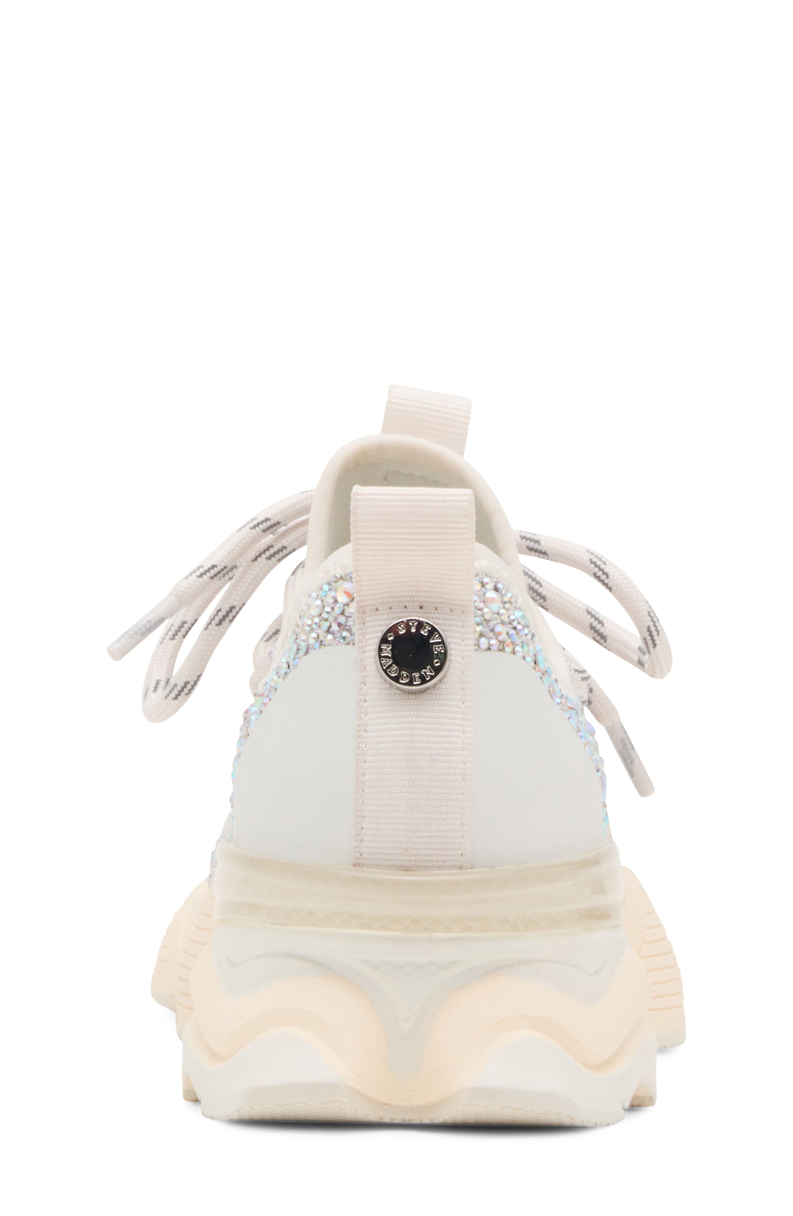 Steve Madden Kids' Jsolace Sneaker, Alternate, color, White Multi