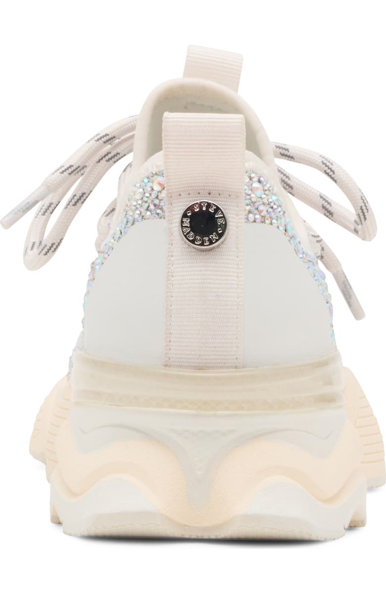 Steve Madden Kids' Jsolace Sneaker, Alternate, color, White Multi
