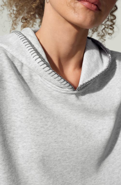 Lilysilk Seamflow Douceur Hoodie In Gray