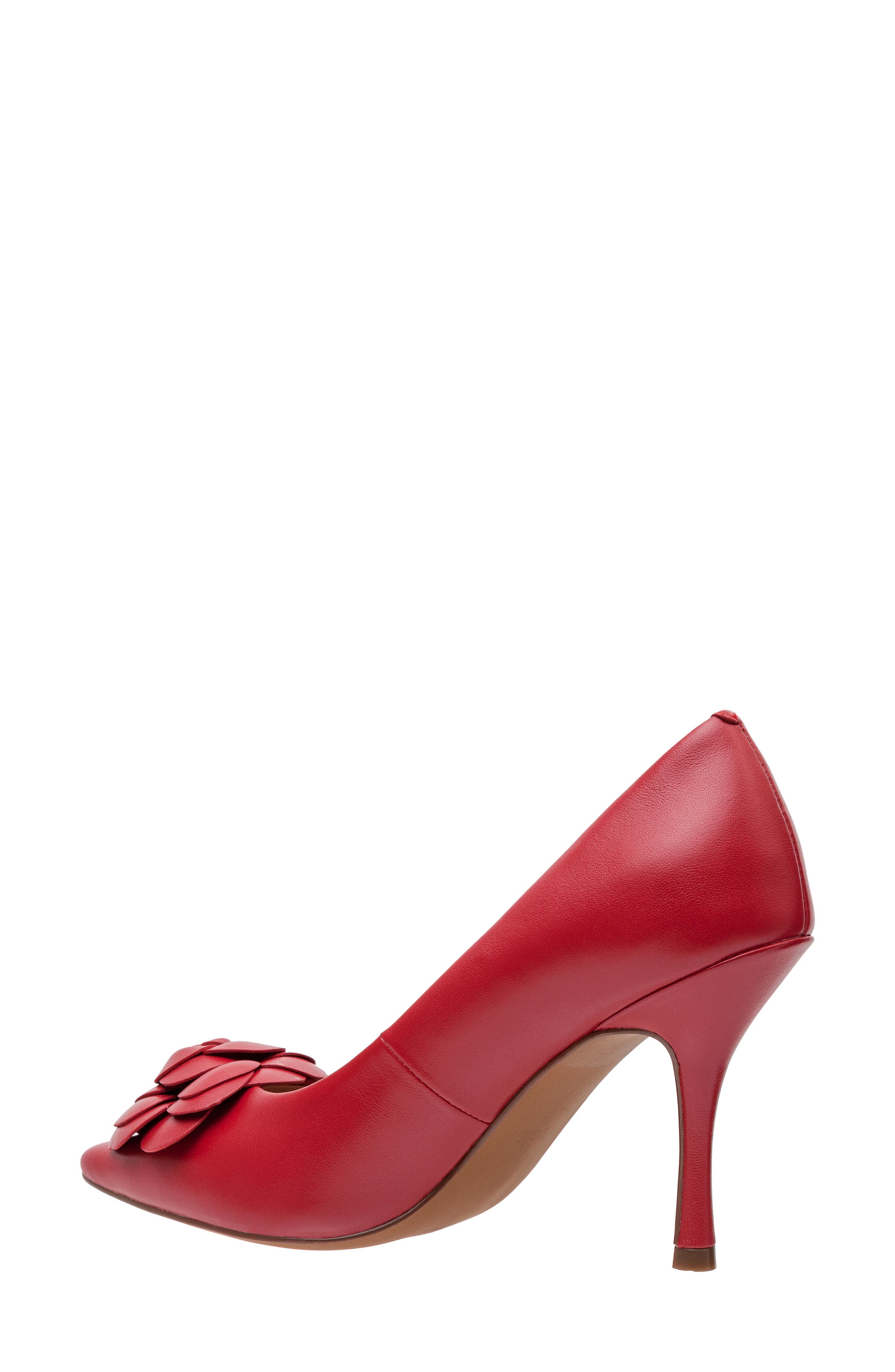 Linea Paolo Primrose Pointed Toe Pump, Alternate, color, Red