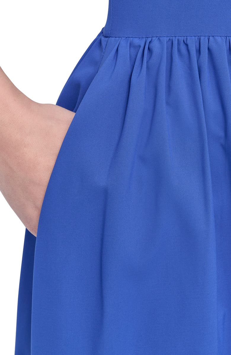 DKNY Drop Waist Bubble Hem Midi Dress, Alternate, color,