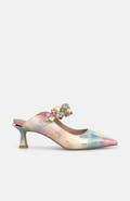 Alma en Pena Slingback Pumps with Rhinestone Strap
