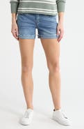 Vigoss Cuffed Mid Rise Denim Shorts