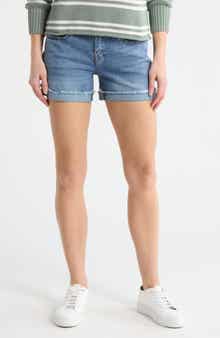 Vigoss Cuffed Mid Rise Denim Shorts
