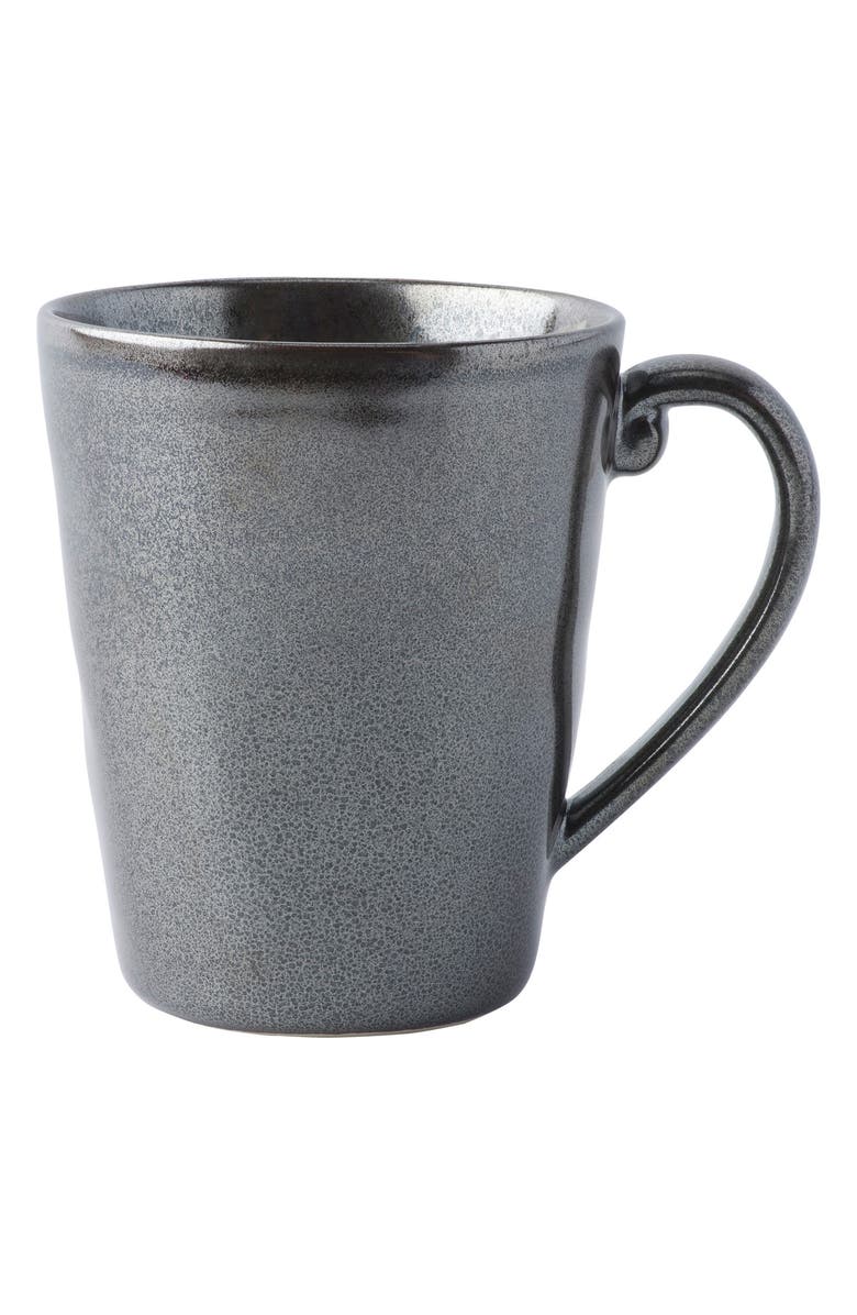 Juliska Pewter Stoneware Mug, Main, color, Pewter