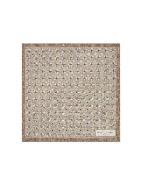 Colton Reversible Neat/Paisley Pocket Square