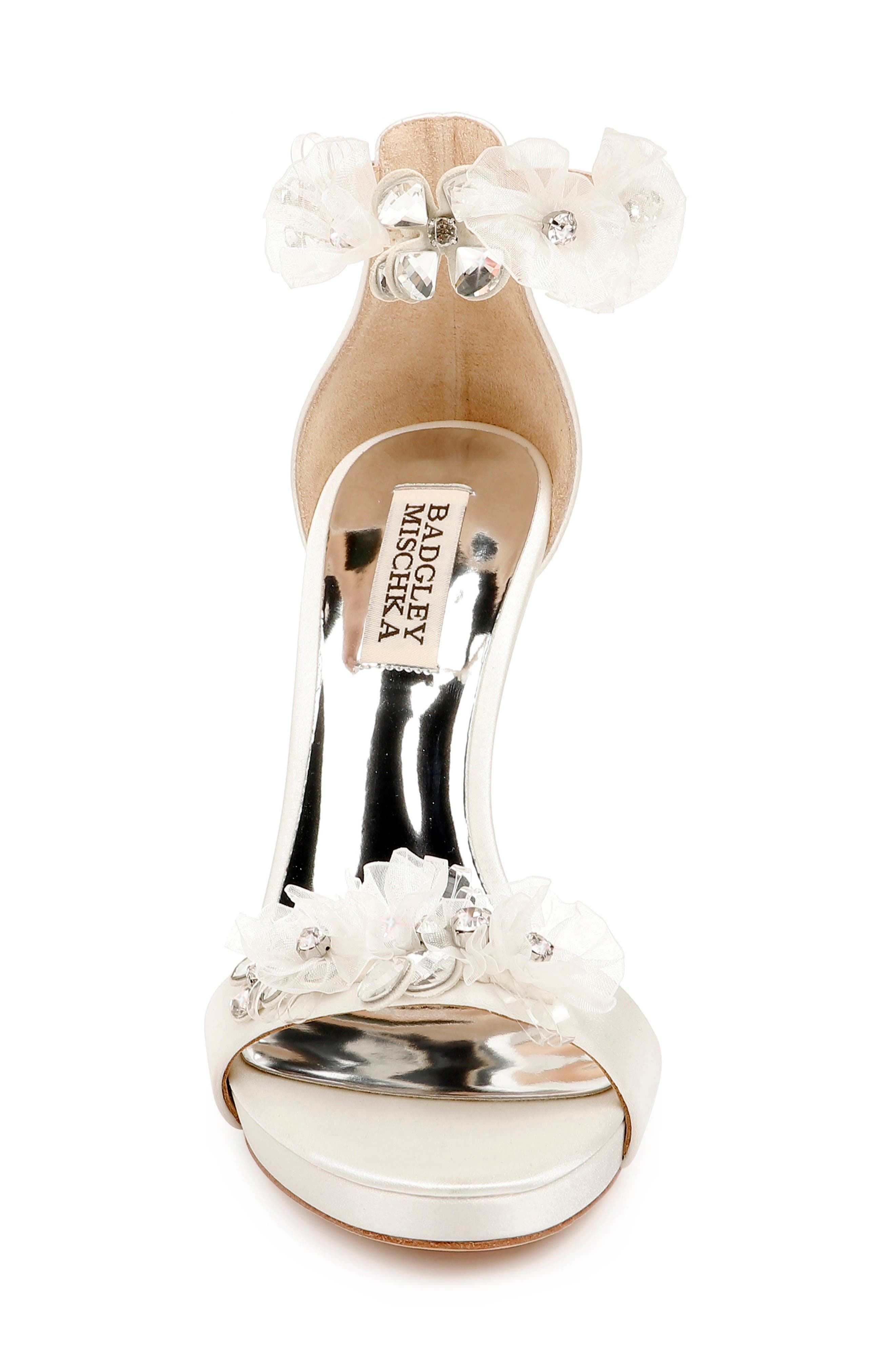 Badgley Mischka Collection Badgley Mischka Cardi Crystal Embellished Sandal, Alternate, color, 