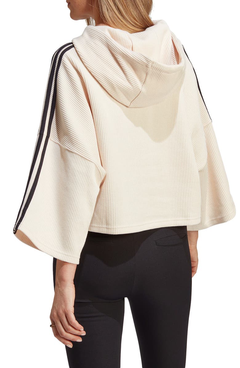adidas Rib Crop Hoodie, Alternate, color,