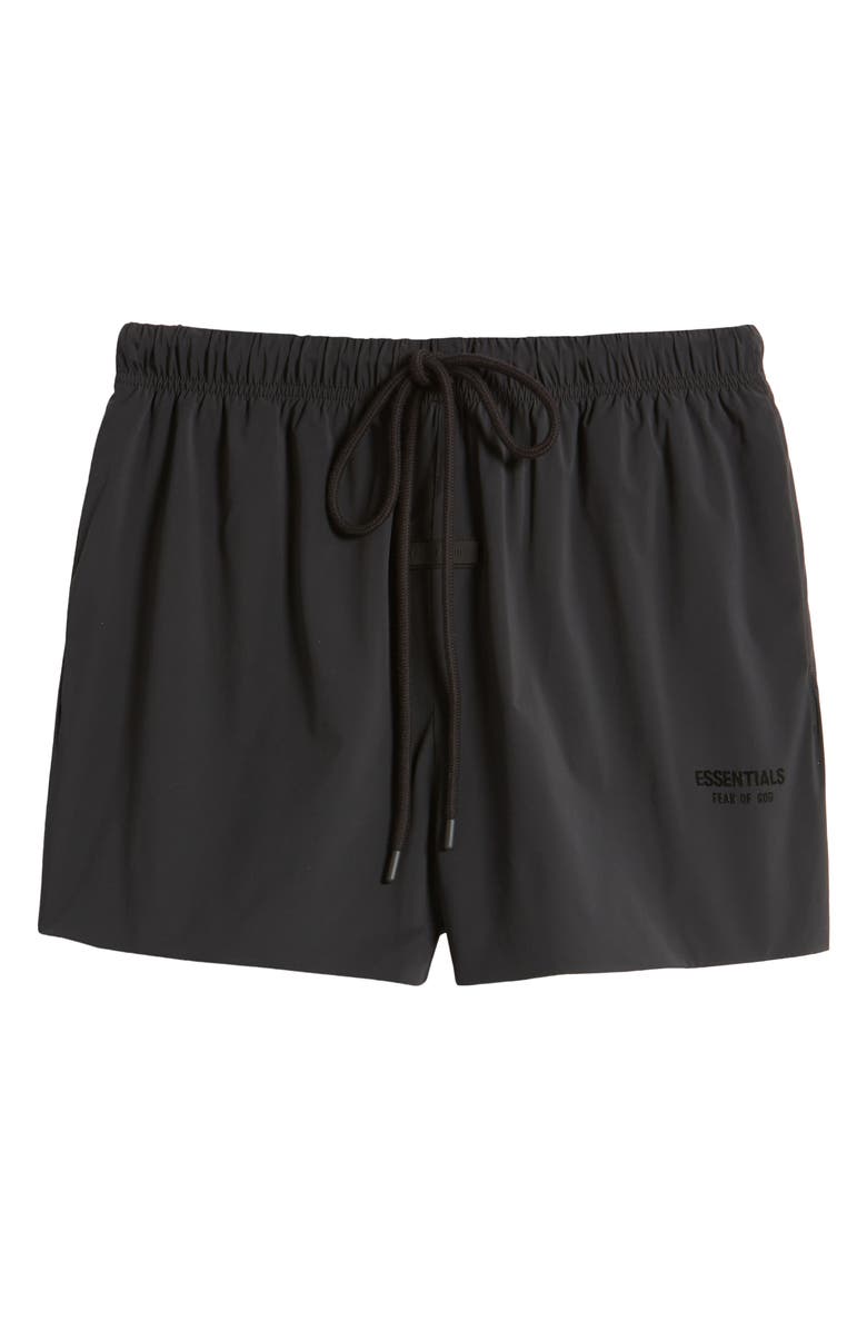Fear of God Essentials Stretch Nylon Running Shorts, Alternate, color, 
