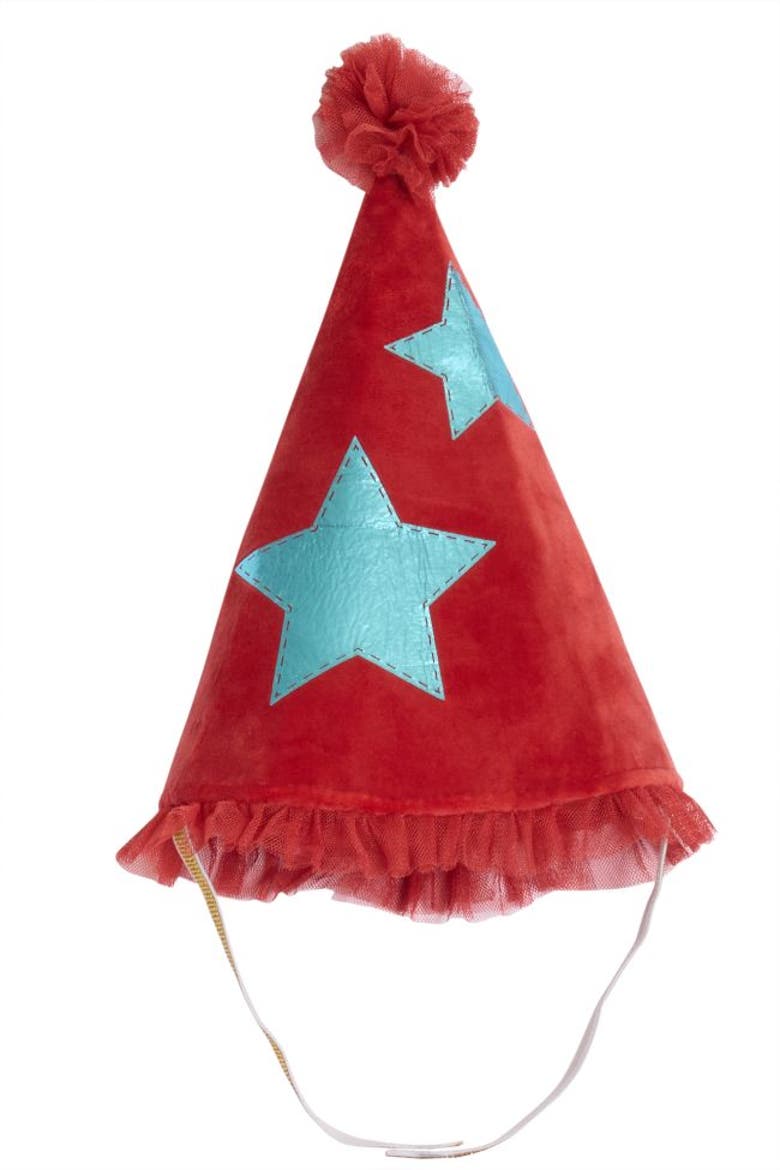 Clown Hat for Kids, Main, color, Red