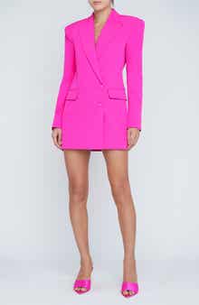 L'AGENCE Marlee Long Sleeve Mini Blazer Dress