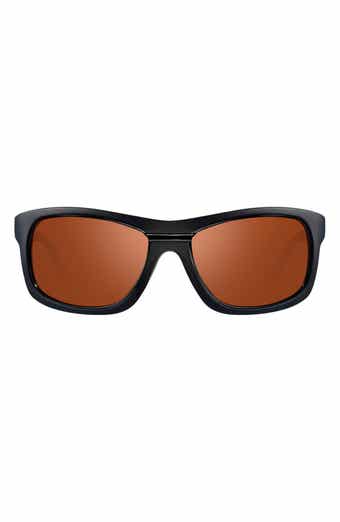 Revo Genesis 57mm Polarized Rectangular Sunglasses