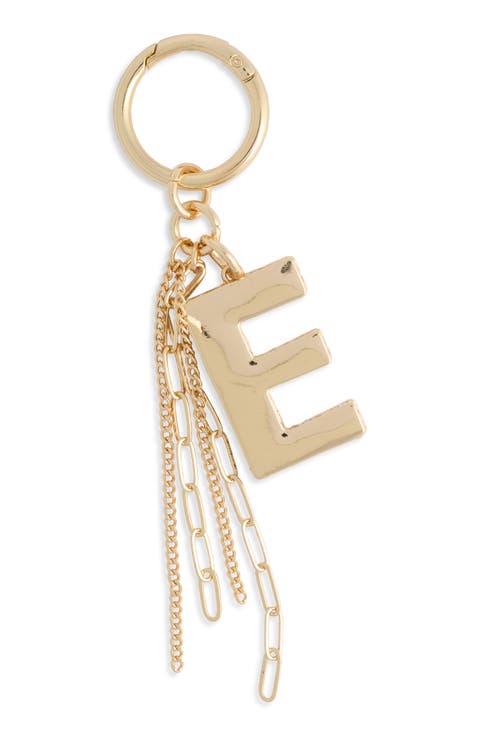 Pave Edge Initial Bag Charm