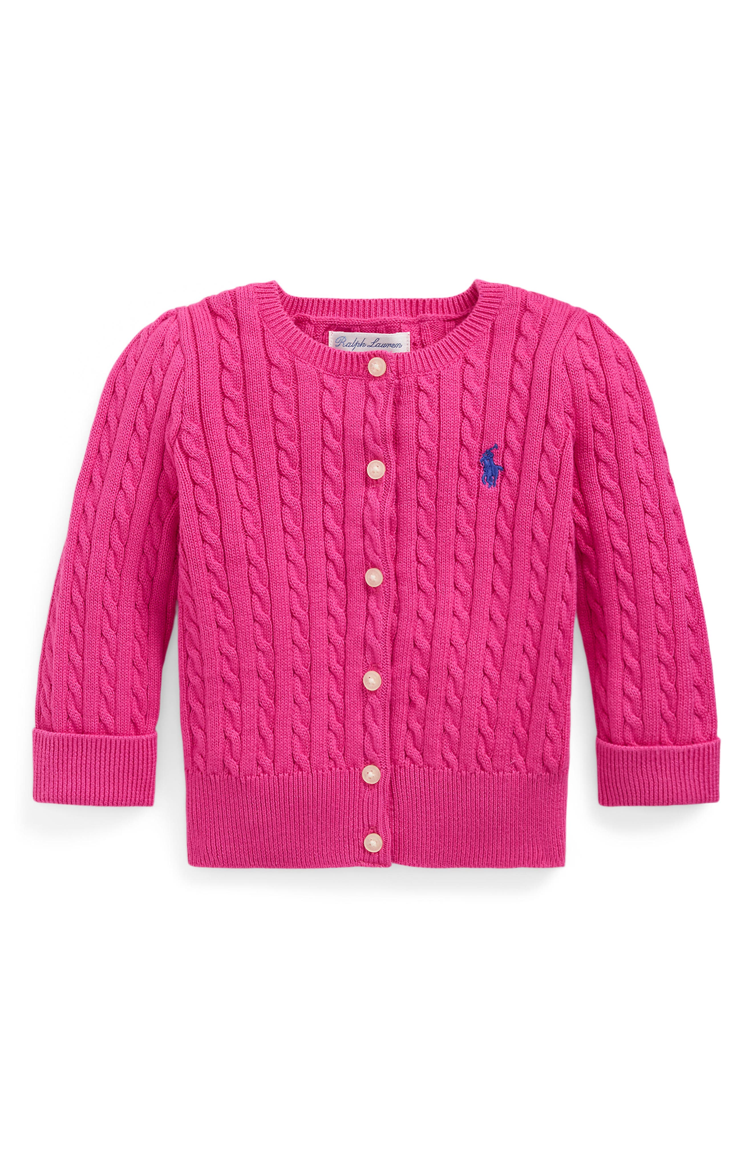 Ralph Lauren Cotton Mini Cable Cardigan
