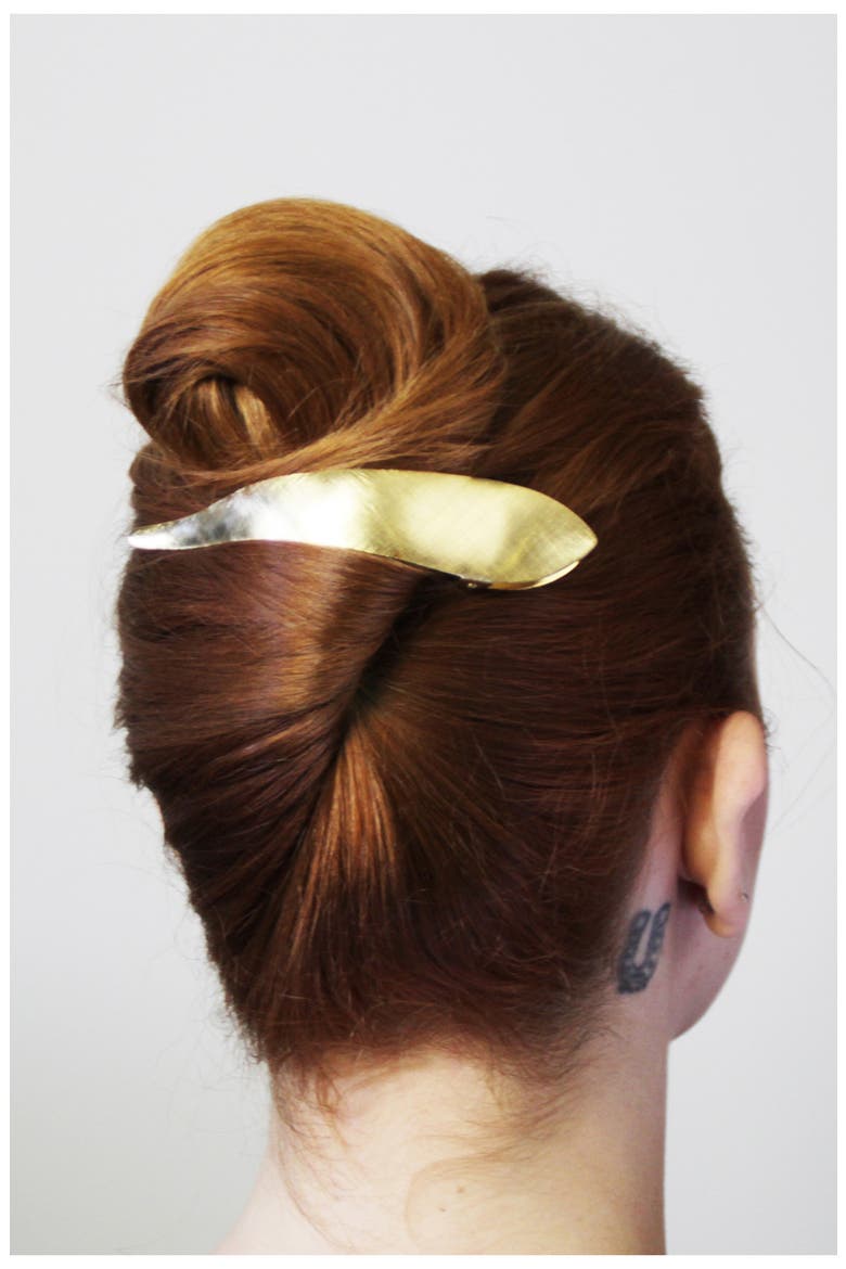 Maximas Ice Hair Clip, Alternate, color, ICE GOLD