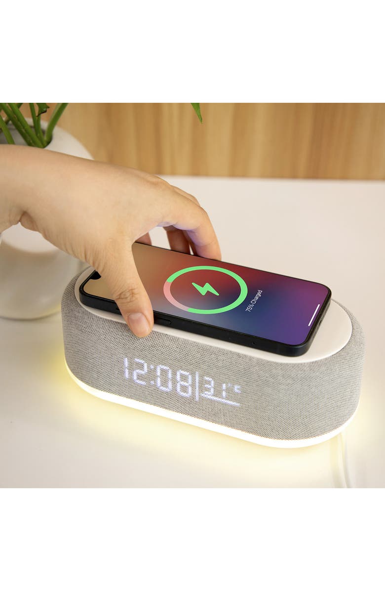 Westclox Wireless Speaker Alarm Clock, Alternate, color,