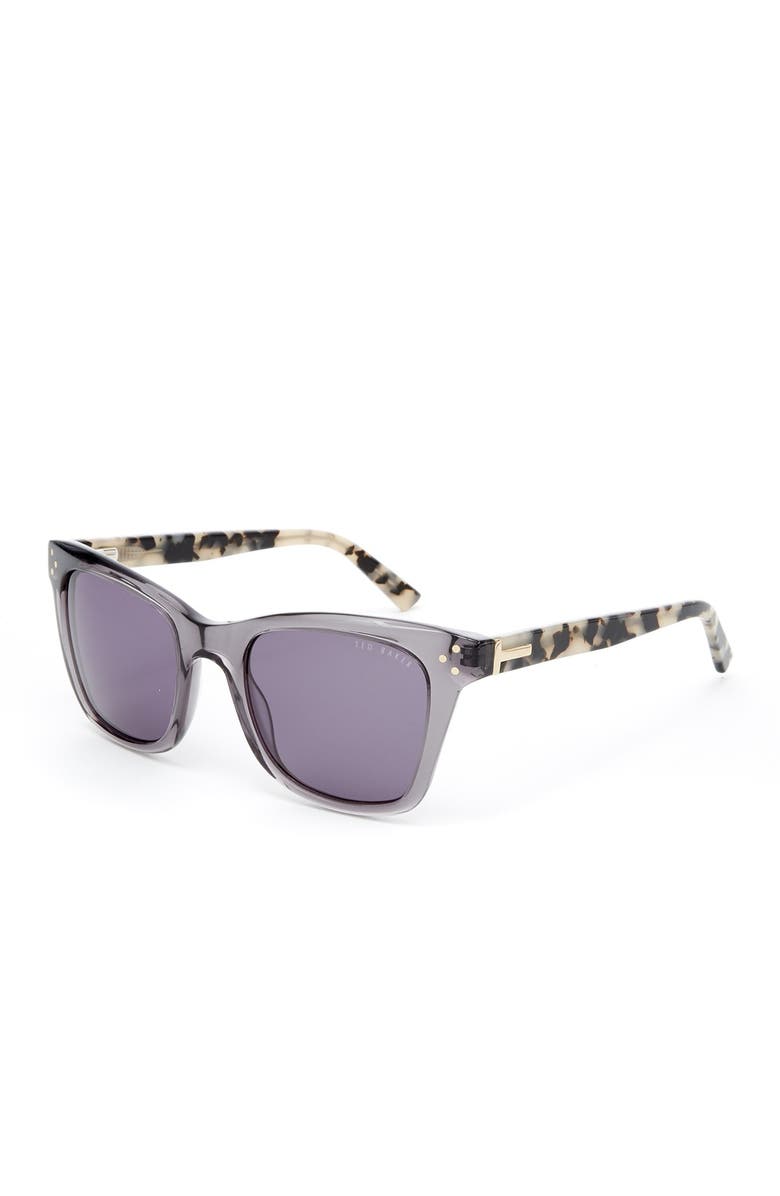 Ted Baker London 56mm Square Cat Eye Sunglasses, Main, color,