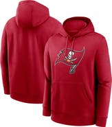 Nike Men's Nike Red Tampa Bay Buccaneers Club Logo Pullover Hoodie