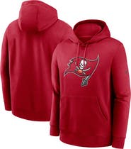 Nike Men's Nike Red Tampa Bay Buccaneers Club Logo Pullover Hoodie