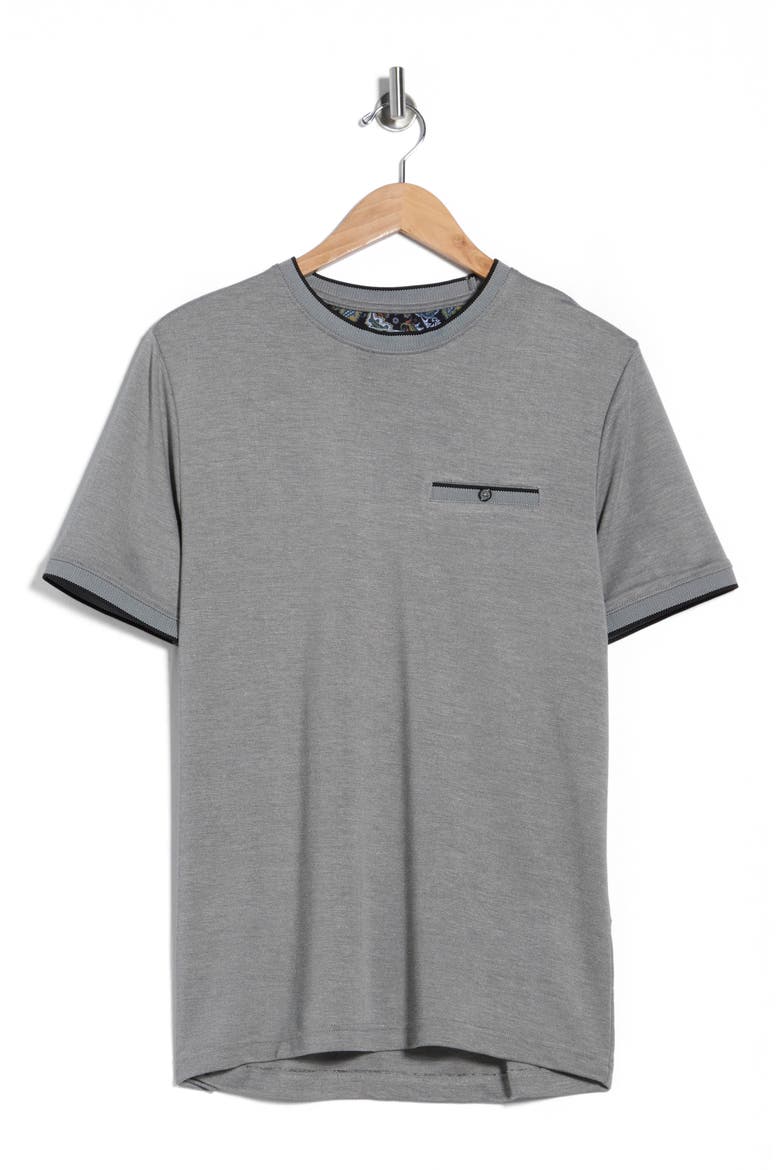 Tipped Pocket T-Shirt, Alternate, color, GREY