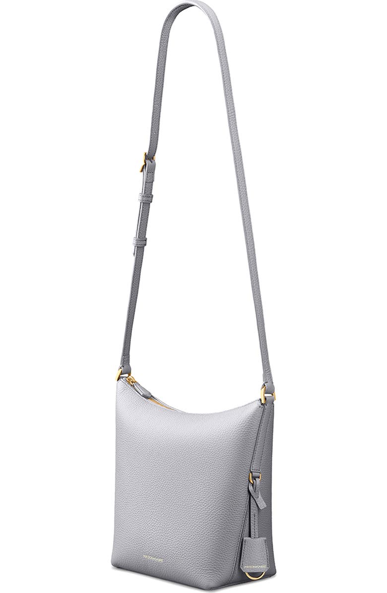 MAISON de SABRÉ The Zipped Bucket Bag, Main, color, Dove Grey