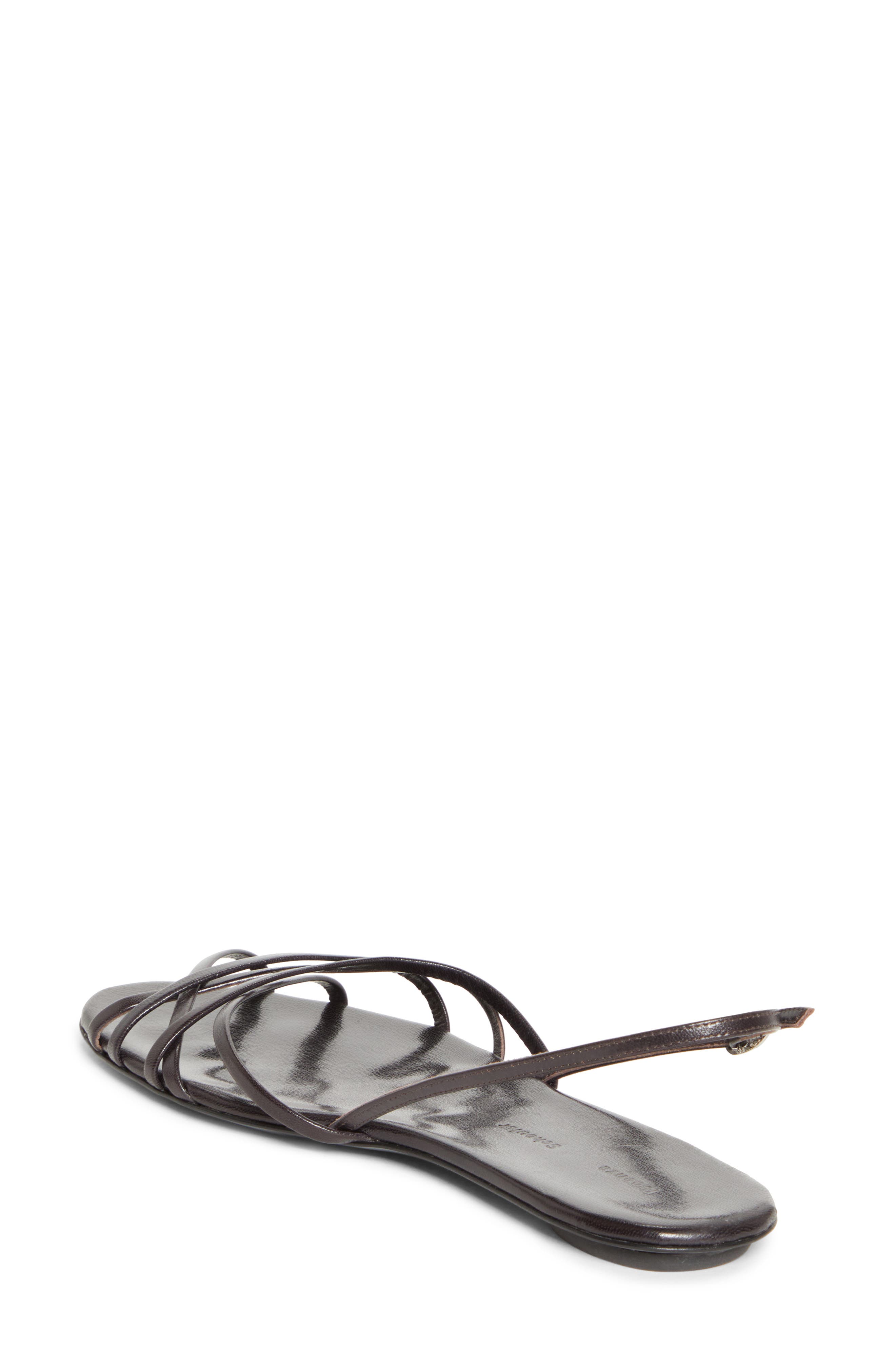 Proenza Schouler Uma Slingback Sandal, Alternate, color, Burgundy