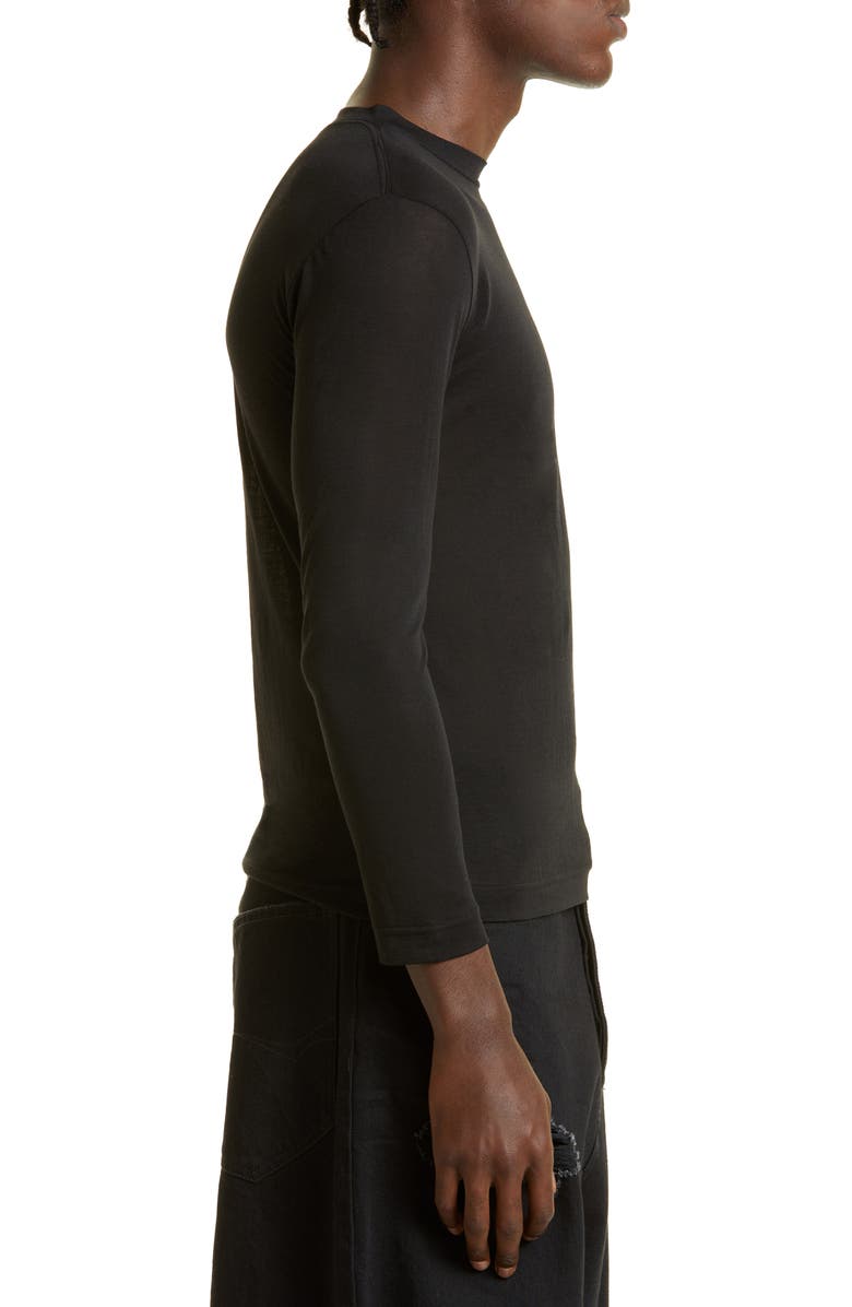 Balenciaga Men's Fitted Long Sleeve Mesh T-Shirt, Alternate, color, 